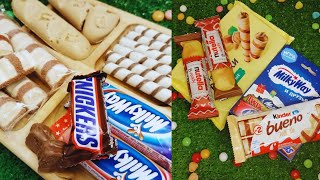 😋Filling platter with sweets compilation |ASMR🎧 Best Tiktok platter🍪🍫🍭