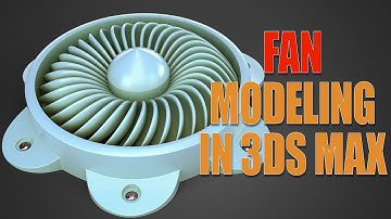 Topology Hard Surface: Fan Modeling In 3ds Max #1 || N°_162