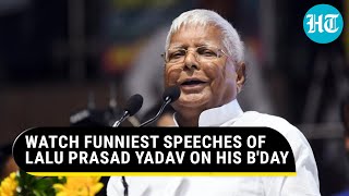 Modi Modi Top Seven Funniest Speeches Of Rjd Chief Lalu Prasad Yadav Watch