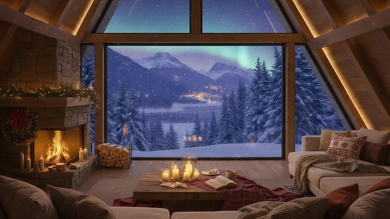 Soft Christmas Piano 2026 🎹🎄 Fireplace Ambience 🔥 Relaxing Background Music for Sleep, Study & Work