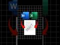 watermark word and excel #short