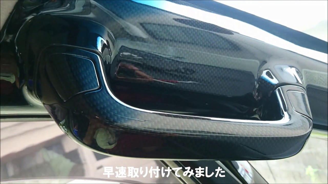 デリカD:5 前期/後期【リアルカーボン／ハニカム模様】ピラー