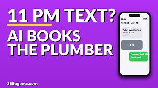 11 PM Tenant Text → Plumber Booked: AI for Property Managers.#PropertyManagement#AITexting#365agents
