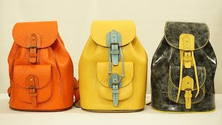 Harper Leather Backpack DIY (Pattern in Description)