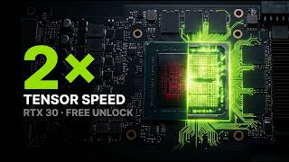 Free Unlock Doubles RTX 30 Tensor Speed. But Does It Make LLMs Faster
