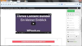 Thrive Content Builder - Ein kleiner Einblick (deutsch)