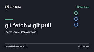git fetch vs git pull: update without touching your files