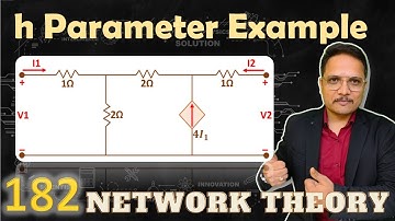 4 - Example on H Parameters: Input & Output Admittance, Forward & Reverse Current Gain