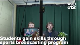 Ayden-Grifton High School students gain skills through sports broadcasting program