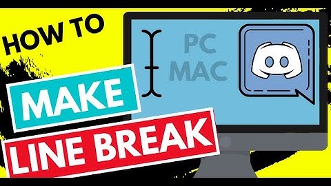 Discord Desktop App: How to GO DOWN a Line (Line Break)