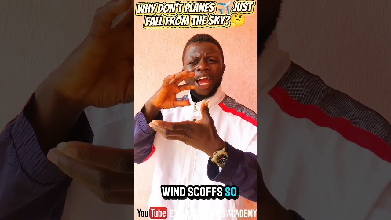 Why don’t airplanes just fall from the sky? #youtubeshorts #trendingshorts #physics #science