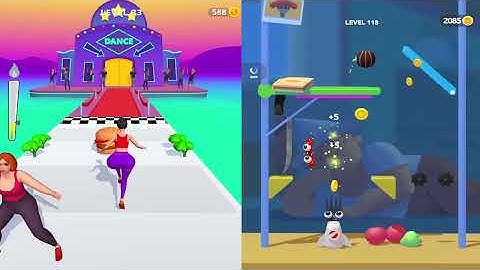 Twerk Race vs Fork N Sausage - All Levels SpeedRun Gameplay (Android,iOS)