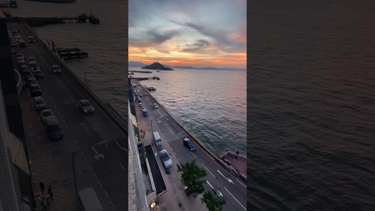 Sunset at Kennedy Town Hong Kong