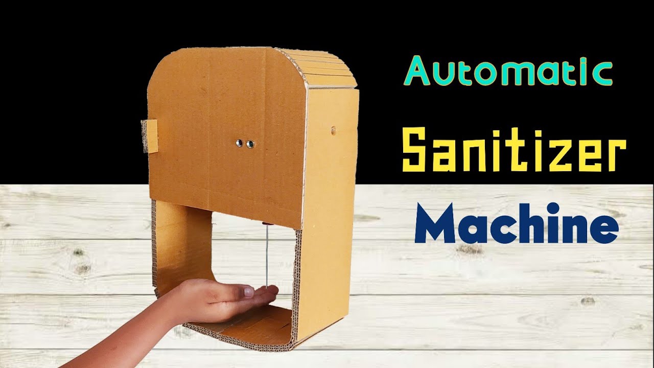 How to make Automatic Sanitizer Machine at home Automatic Hand