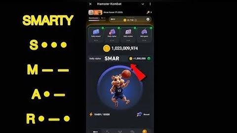 Hamster Kombat Daily Cipher Code 2 September 2024 | Hamster  Morse Code 2 September | Free 1M Coins