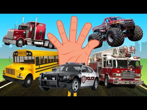 Finger Family Vehicles