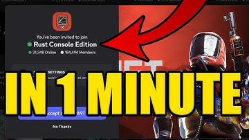 HOW to JOIN RUST CONSOLE DISCORD SERVER ✅PC & MOBILE✅