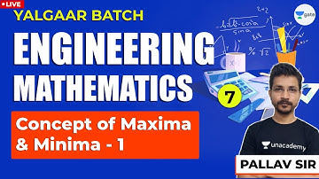 Engineering Mathematics | Concept of Maxima and Minima - 1 | Lec 7 | GATE/ESE 2021 Exam