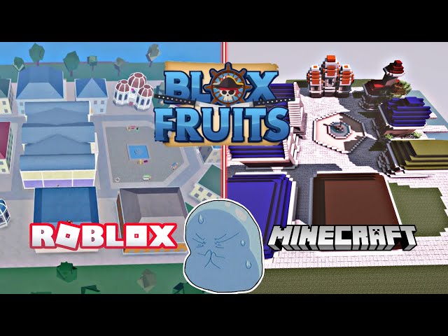 Making the blox fruits map in Minecraft (read desc) 