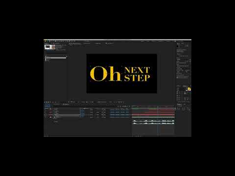 Simple Position Animation on Multiple Text Layers in After Effects