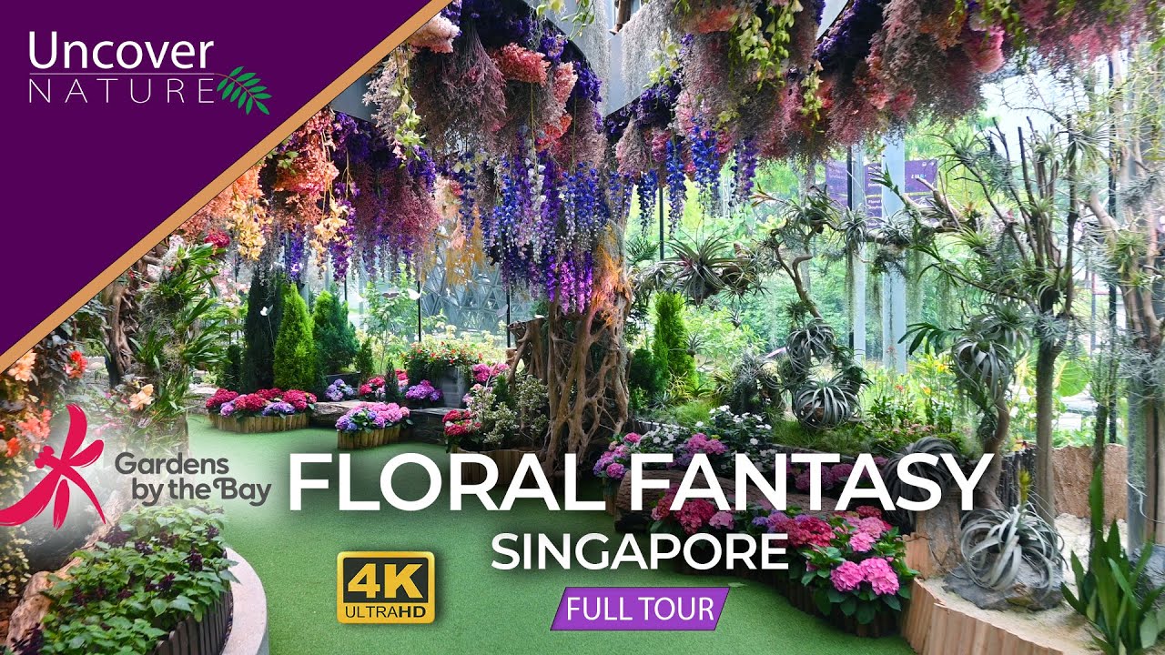 Floral Fantasy Gardens by the Bay Singapore 4K YouTube