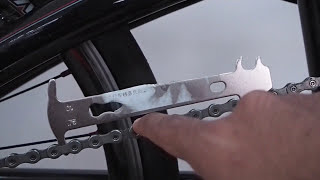 How to check bicycle chain wear/slack