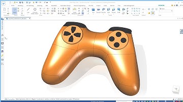 Solid Edge - Modélisation par Subdivision | Conception de pièces complexes 3D| Manette de jeu PS