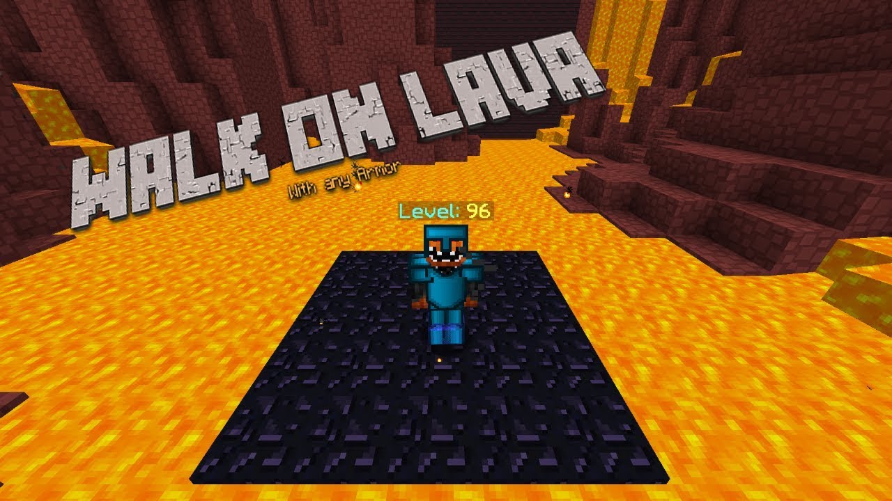 How to walk on lava in ANY armor (Hypixel Skyblock) YouTube
