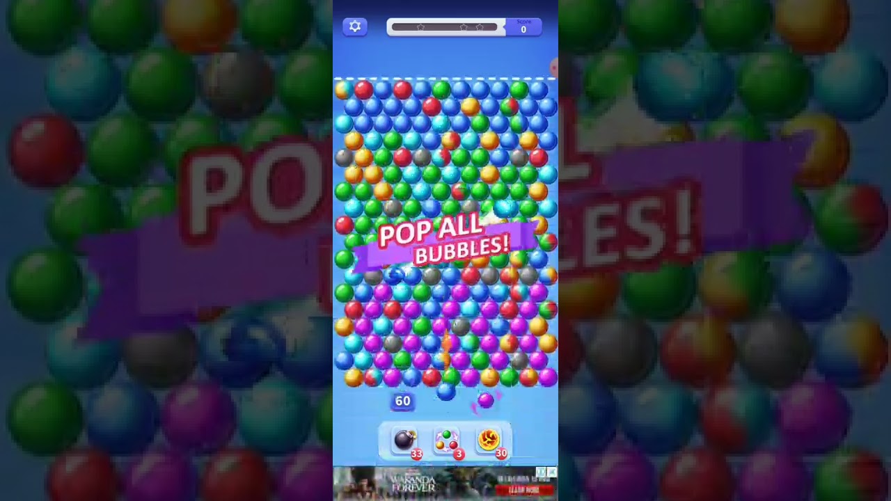 SHOOT BUBBLE LEVEL 91 TO 94