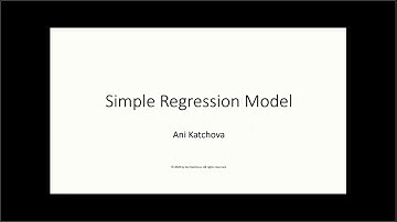 Simple Regression Model