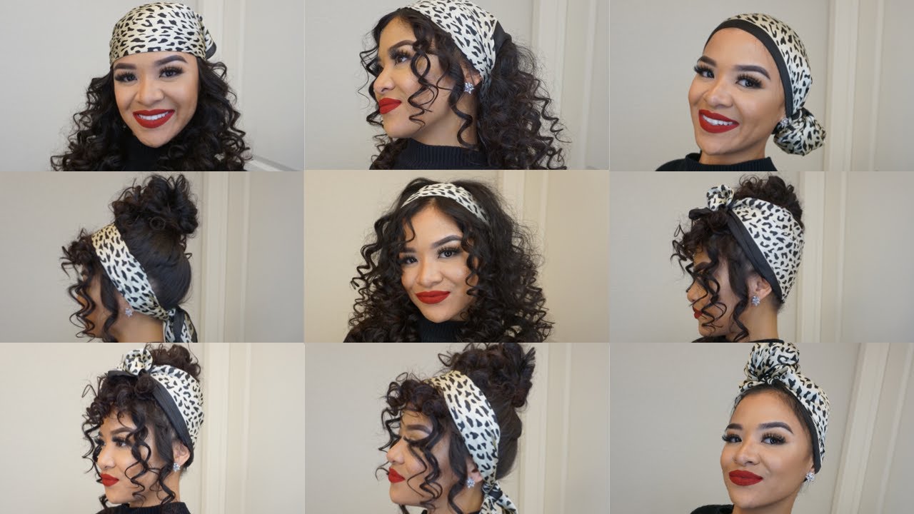 7 QUICK EASY SILK SCARF HAIRSTYLES YouTube 7 QUICK EASY SILK SCARF HAIRSTYLES YouTube