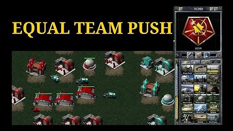 3 on 3 PRO multiplayer Command and Conquer EQUAL TEAM PUSH