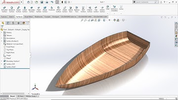 Design a Boat Use Solidworks