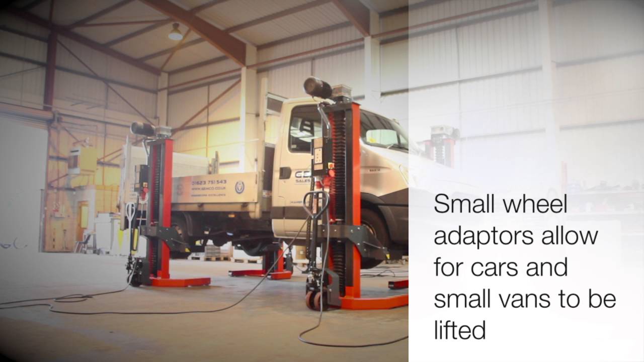 Somers Commercial Vehicle Mobile Column lifts YouTube