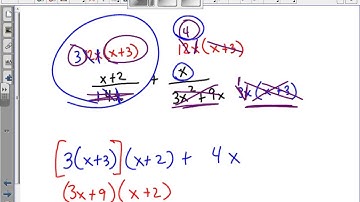 Algebra 2 Lesson 9 5 Addition, Subtraction, and Complex Fractions part 1