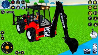 JCB Backhoe Loader Driving - Indian Village Excavator jcb Games - Android Gameplay screenshot 5