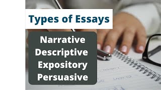 Types of Essays | Descriptive, Narrative, Persuasive, Expository Essays | Genres of Writing