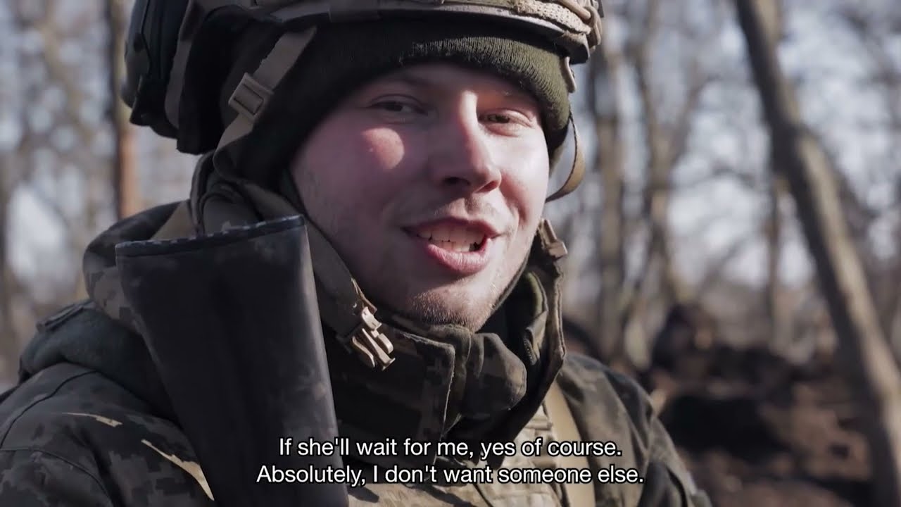Film backdrop image for Ukrainians take cover from rain of bullets flying over their heads (2023)