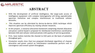 DISTRIBUTED RESOURCE ALLOCATION FOR 2D COMMUNICATION UNDERLAYING CELLULAR NETWORK