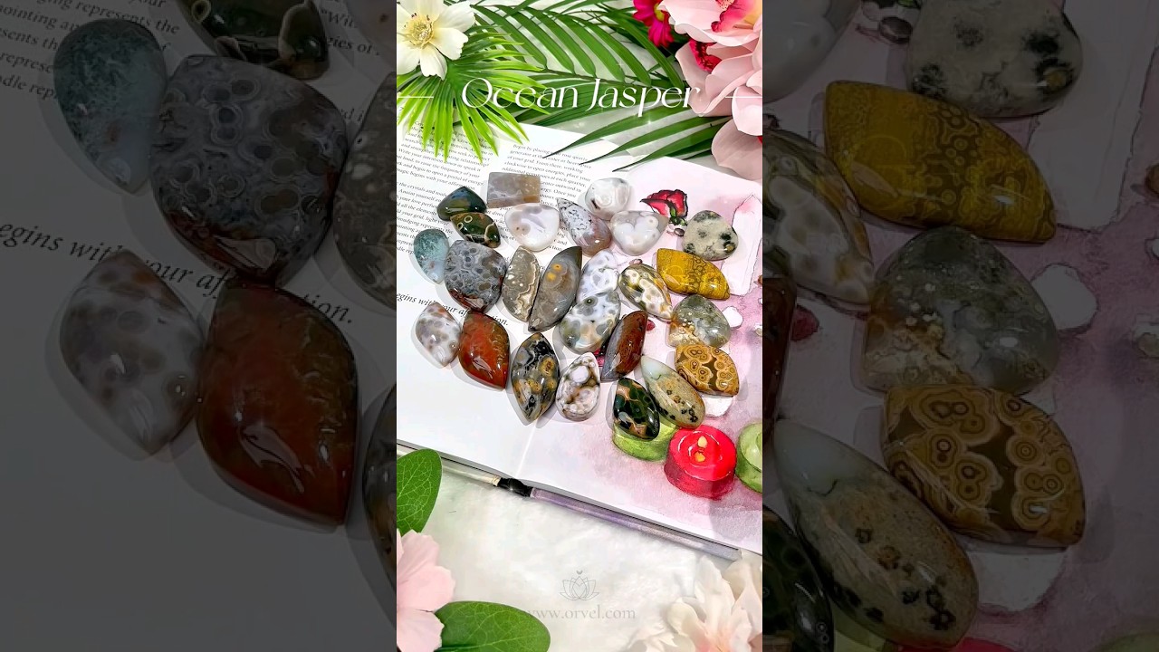 Embrace the Ocean Jasper! 🌊💎 www.orvel.com 