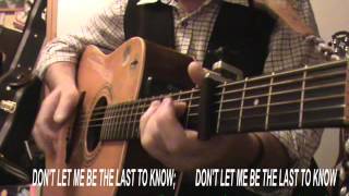 THE LAST TO KNOW (Del Amitri) - Lyrics & Chords