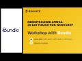 Africa Hackathon: Workshop with Bundle