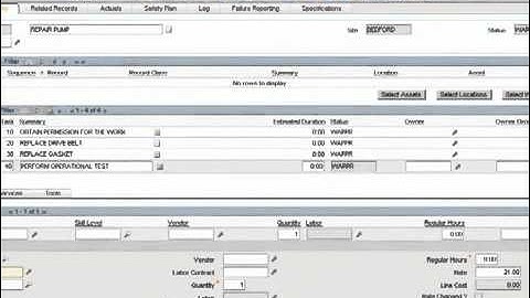 Maximo v7 Planning- Create a Basic Work Plan