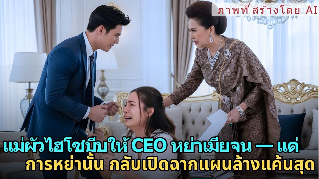 แม่ผัวไฮโซบีบให้ CEO หย่าเมียจน — แต่การหย่านั้น กลับเปิดฉากแผนล้างแค้นสุดโหด |AI FICTIONAL