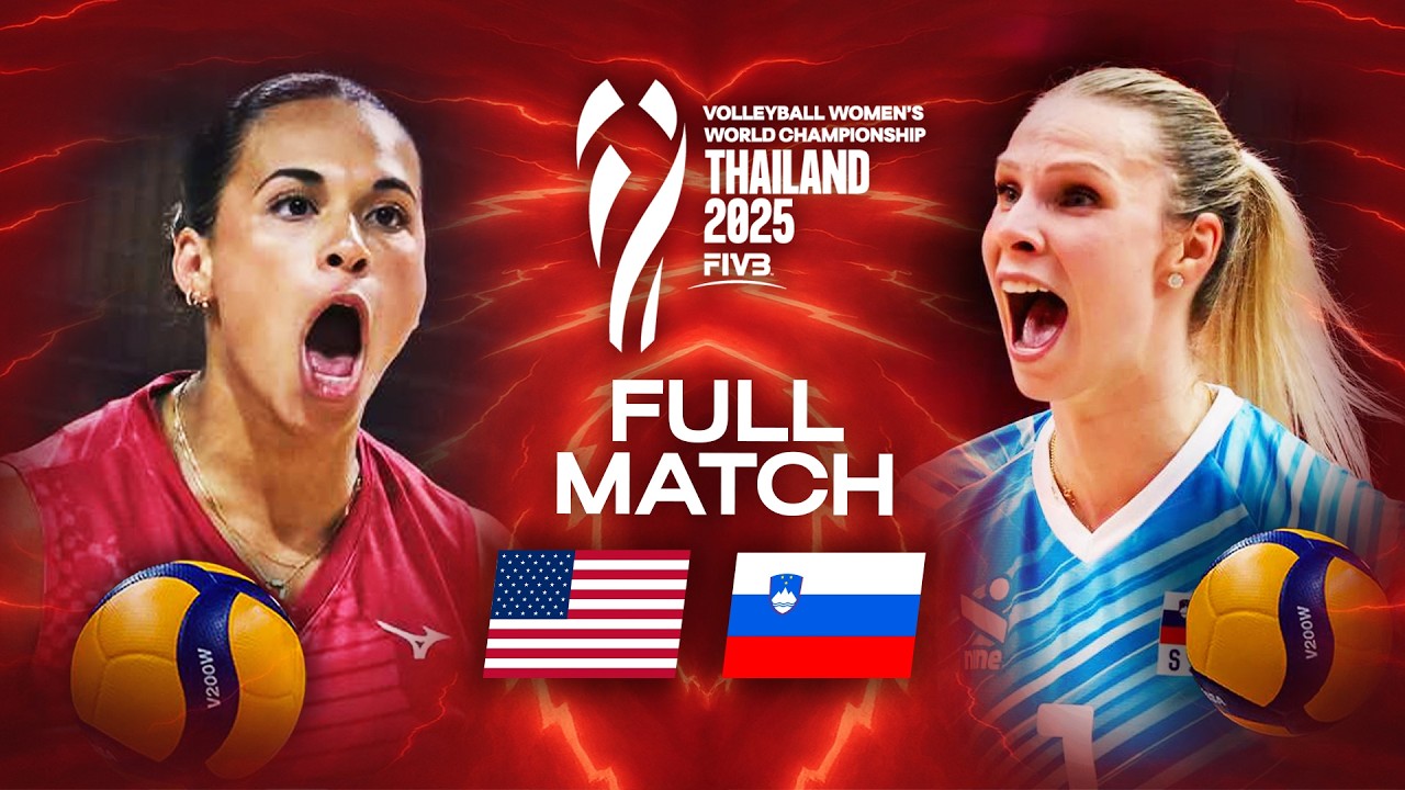 USA 🇺🇸 vs. Slovenia 🇸🇮 | Full Match | World Championships 2025 - Women