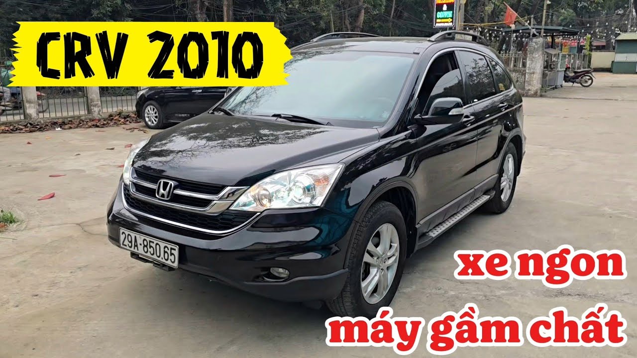 Bán Honda CRV 2.4L  2010 -  Màu đen, ko đâm va, nhiều phụ kiện