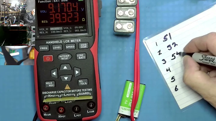 Testing Batterys with ZOYI ZT DQ02 LCR Meter