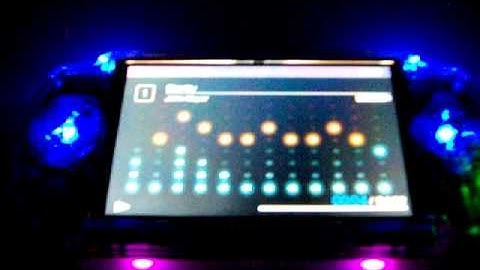 Custom Clear psp 1000 with 6  sound reactive LED