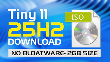 Windows 11 25H2 Tiny11 ISO Download No Bloatware – Your Step By Step Guide