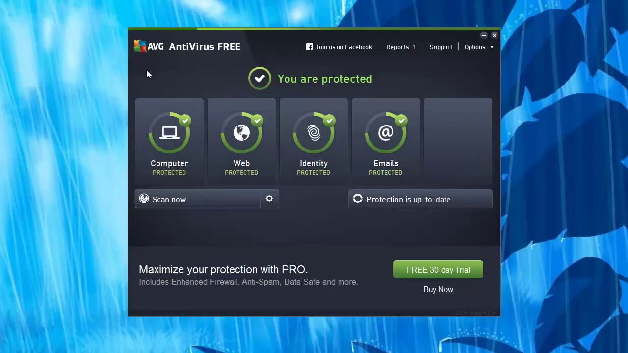 AVG AntiVirus Free Review - YouTube
